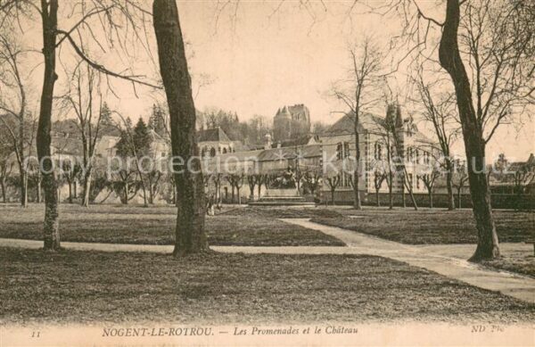 Nogent-le-Rotrou Les Promenades et le Chateau
