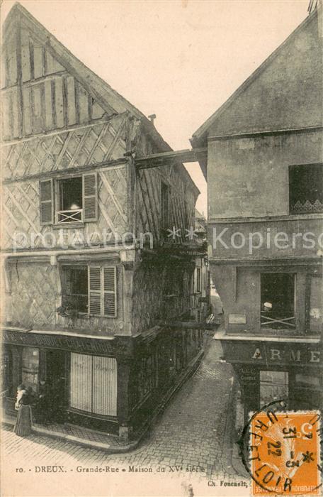 Dreux 28 Grande Rue Maison du XVe siecle