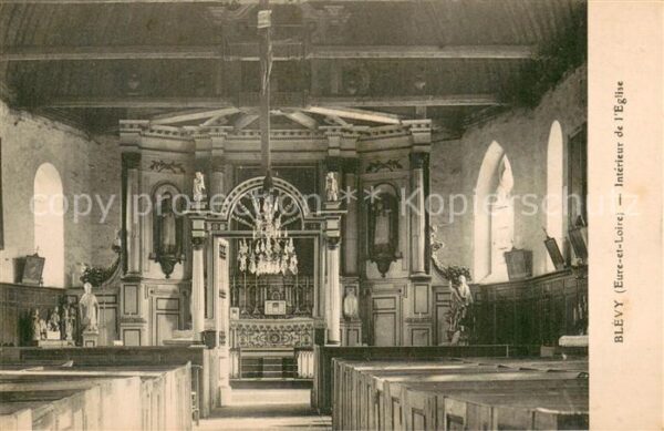 Blevy Maillebois 28 Intérieur de l Eglise
