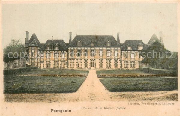 Pontgouin 28 Chateau de la Rivière facade