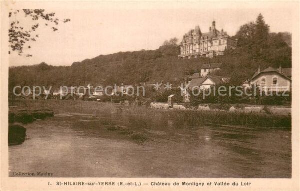 Saint-Hilaire-sur-Yerre Chateau de Montigny et Vallee du Loir