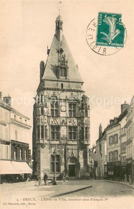 Dreux 28 Hôtel de Ville construit sous Francois