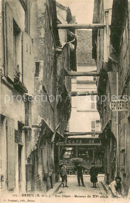 Dreux 28 Rue Illiers Maisons du XVe siècle