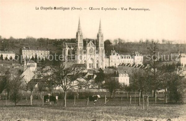 La Chapelle-Montligeon 61 Oeuvre Expiatoire vue panoramique Basil