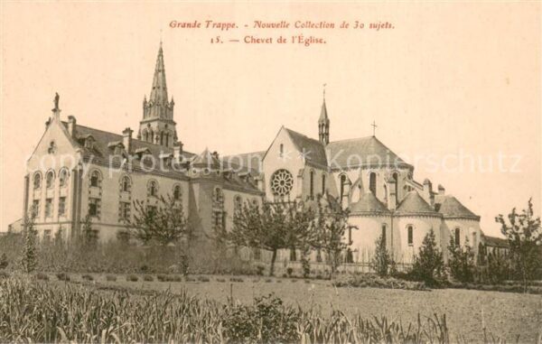 Soligny-la-Trappe Abbaye de la Grande Trappe Chevet de l