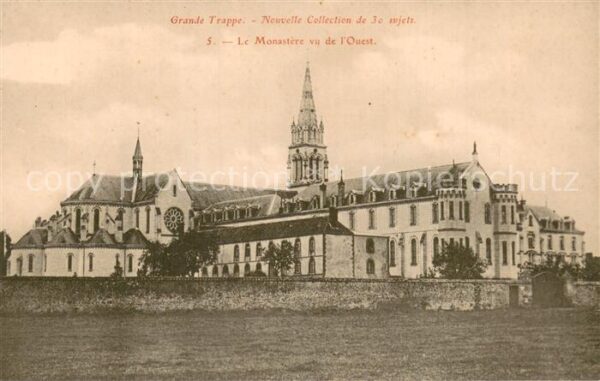 Soligny-la-Trappe Abbaye de la Grande Trappe Monastère vu