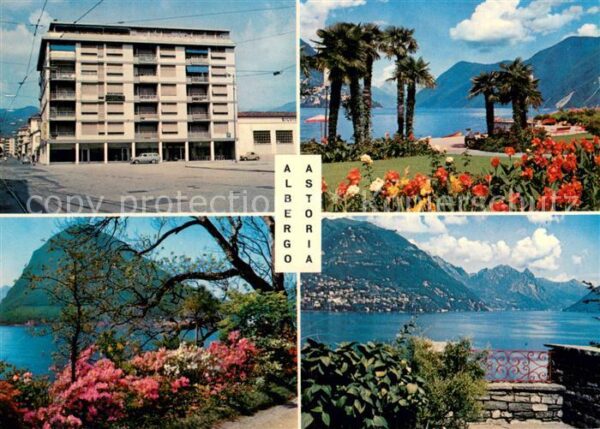 Lugano Lago di Lugano Hotel Astoria Garni m. See-Ansichten