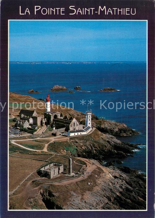 Saint Mathieu Pointe La Plougonvelin Der Semaphor - Die Abtei - Leuchtturm u