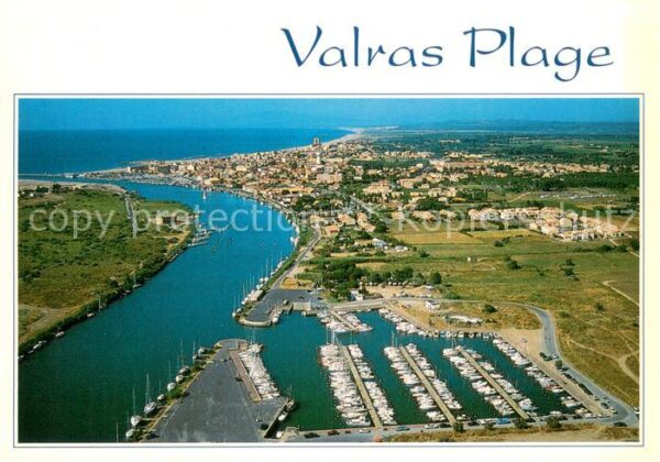 Valras-Plage 34 Fliegeraufnahme Panorama