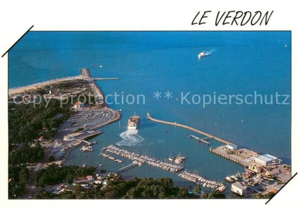 Verdon-sur-Mer Le Fliegeraufnahme Port - La Pointe de Gra