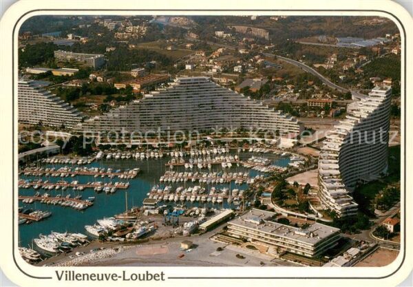 Villeneuve-Loubet 06 Fliegeraufnahme Marina Baie des Anges