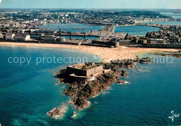 Saint-Malo 35 Fliegeraufnahme Le fort national et la