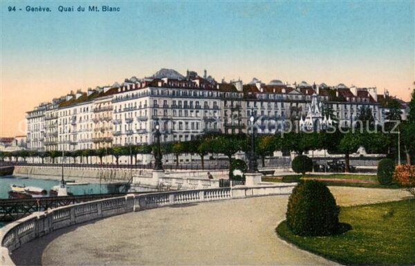 Geneve GE Quai du Mont Blanc