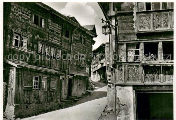 Werdenberg SG Gasse im Oberstädtli
