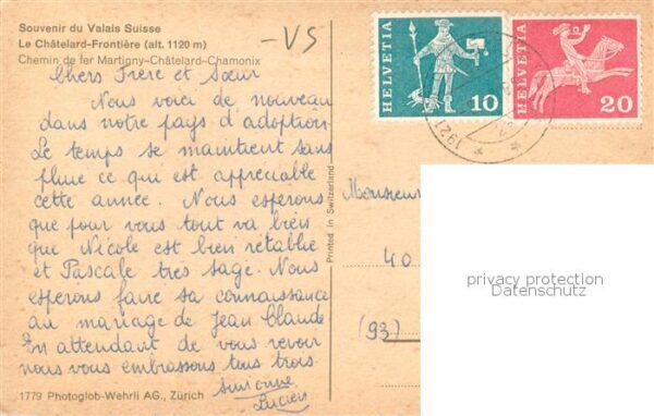 Chatelard Frontiere 74 Chemin de fer Martigny Chatelard Camoni – Bild 2