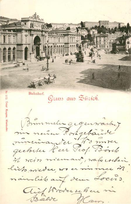 Zuerich ZH Bahnhof