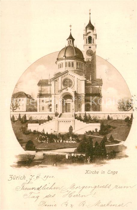 Zuerich ZH Kirche in Enge