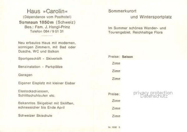 Samnaun Dorf GR Haus Carolin Gästezimmer – Bild 2