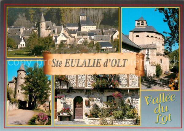 Sainte-Eulalie-d Olt Vues d ensemble de la ville Vallee du L