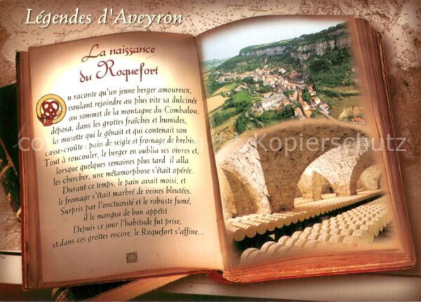 Roquefort-sur-Soulzon Panorama La Naissance du Roquefort Lége