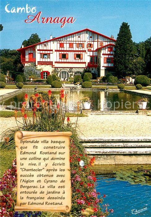 Cambo-Arnaga 64 Villa basque Jardins dessinés par Edmon