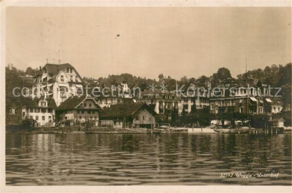 Weggis Vierwaldstaettersee Unterdorf
