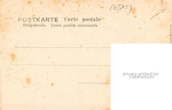 Strassburg Elsass La Cathedrale apres le Bombardement – Bild 2