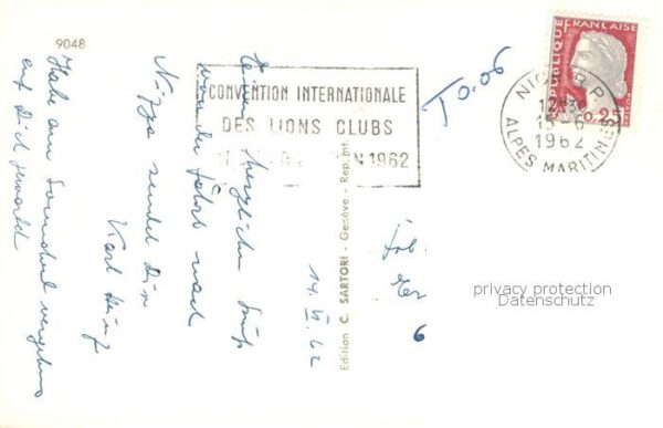 Lausanne Ouchy Eglise St Francois Vue par avion La Cha – Bild 2