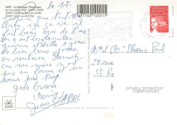 Saint Cado Partie am Fluss Etel – Bild 2
