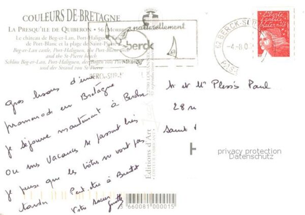 Quiberon 56 Hafen Leuchtturm Panorama – Bild 2