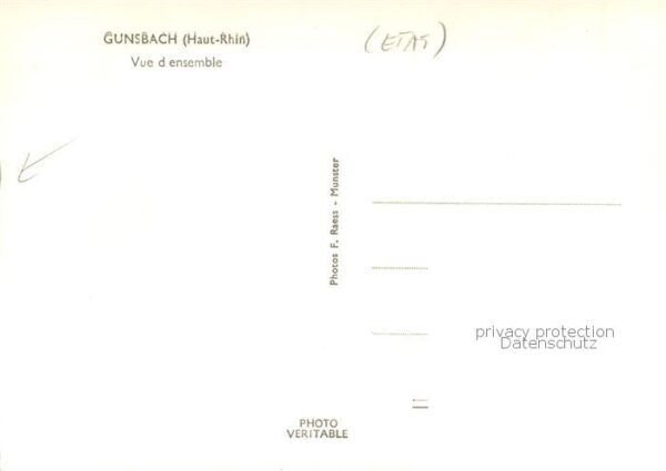 Gunsbach 68 Alsace Vue d_ensemble – Bild 2