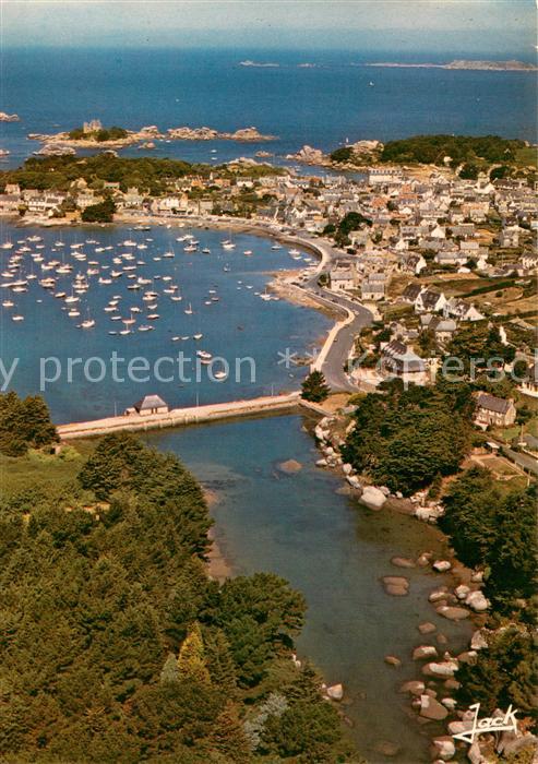Ploumanach La vallee des Traouieros et le port
