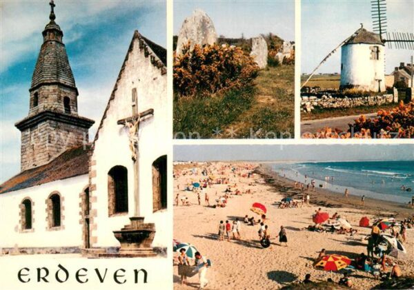 Erdeven 56 Morbihan Eglise les megalythes de Kerzhero Le Mo