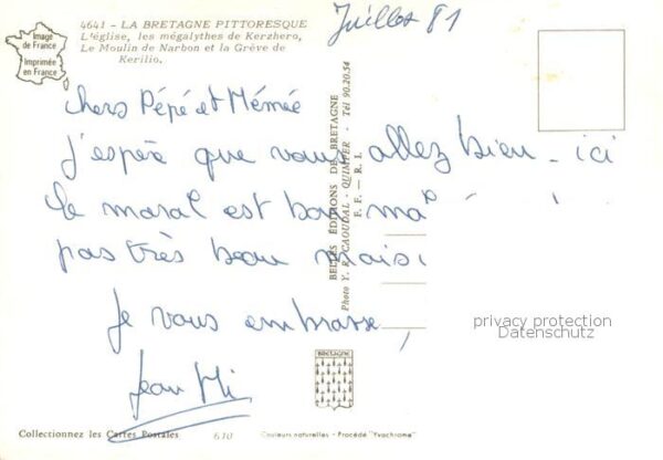 Erdeven 56 Morbihan Eglise les megalythes de Kerzhero Le Mo – Bild 2