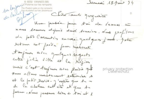 Vannes 56 La Poterne sur les remparts – Bild 2