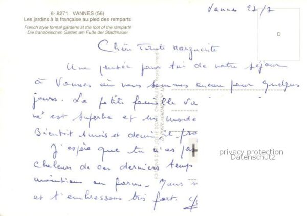 Vannes 56 Les jardins a la francaise au pied des – Bild 2