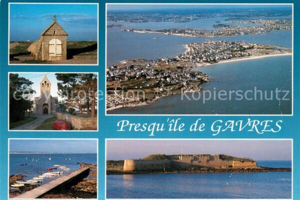Presque Ile de Gavres 56 Morbihan La fontaine l’eglise paroissiale Porh G