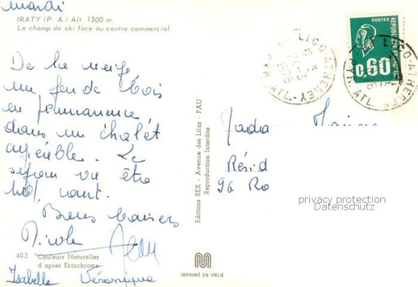 Iraty Saint-Jean-Pied-de-Port 64 Pyrenee Le champ de ski face au centre commerci – Bild 2