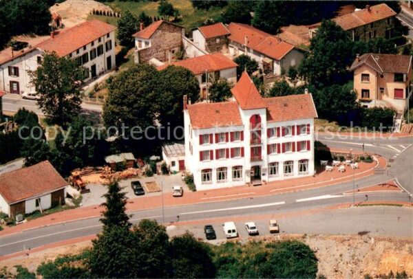 Lamure-sur-Azergues 69 Rhone Hotel des Nations Vue aerienne