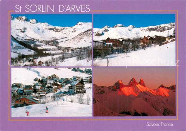 Saint-Sorlin-d Arves Station d hiver au pied du Col de la Cr