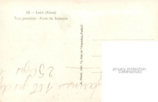 Laon 02 Aisne Tour penchee - Porte de Saissions – Bild 2