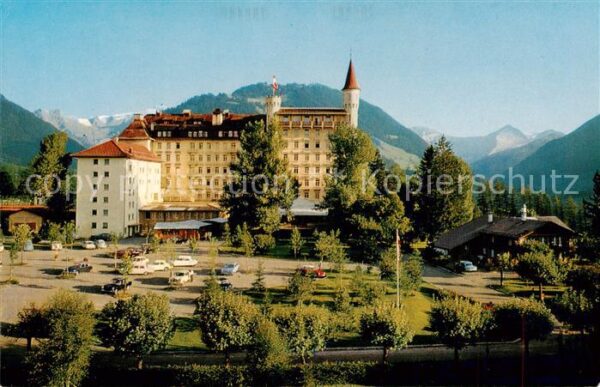 Gstaad BE Palace-Hotel Aussenansicht