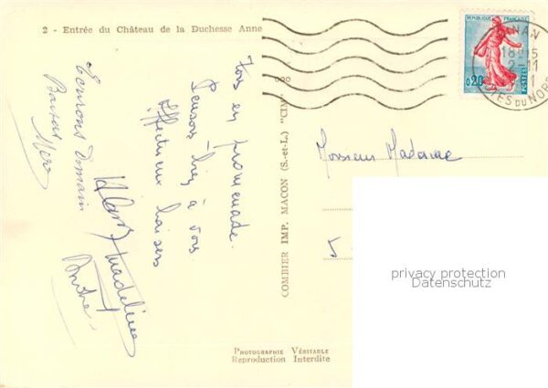 Dinan 22 Entree du Chateau de la Duchesse Anne – Bild 2