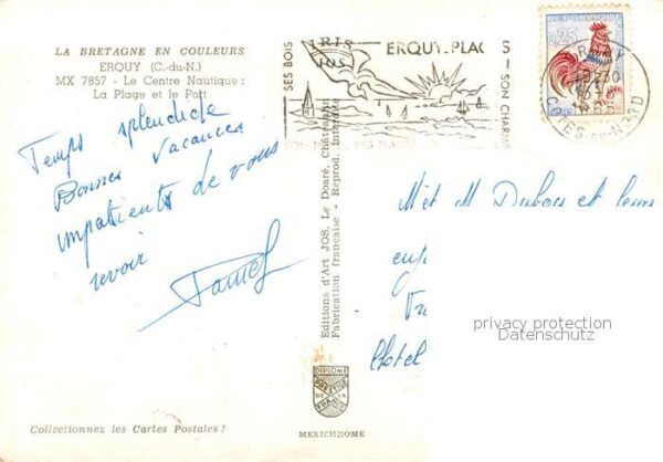 Erquy 22 Cotes-d Armor La Plage et le Port – Bild 2