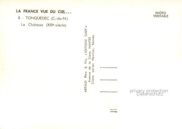 Tonquedec 22 Cotes-d Armor Fliegeraufnahme Le Chateau – Bild 2
