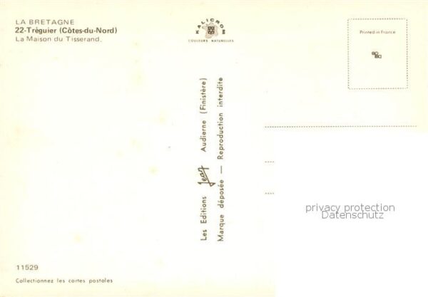 Treguier Cotes d Armor La Maison du Tisserand Fachwerkstil – Bild 2