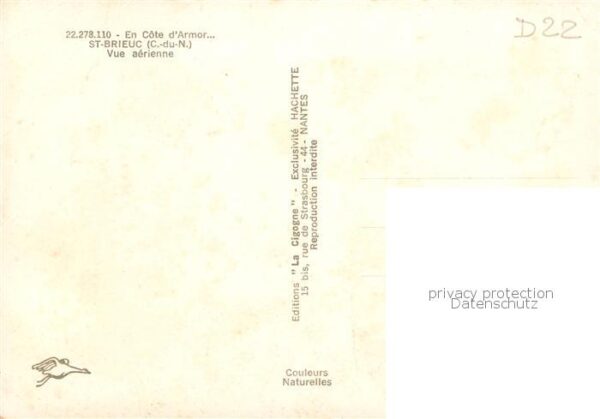 St-Brieuc 22 Cotes-d Armor Fliegeraufnahme – Bild 2