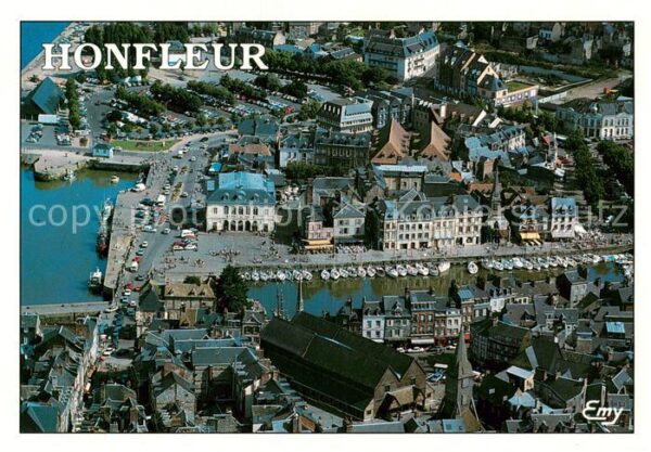 Honfleur Fliegeraufnahme L Eglise Ste-Catherine