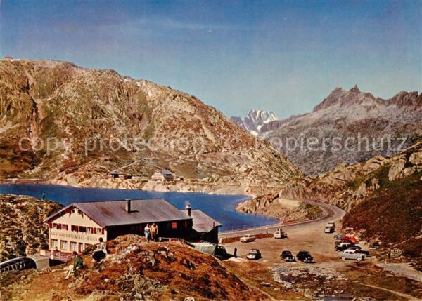 Grimsel Passhoehe Gasthaus Grimselblick