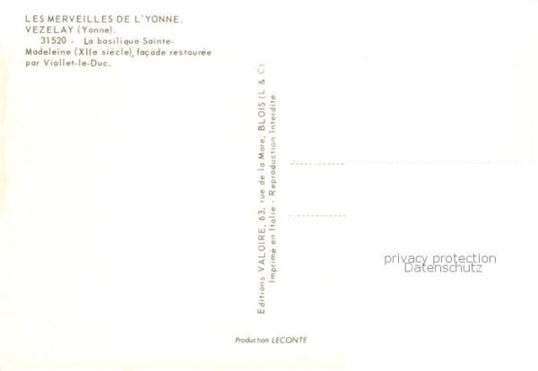 Vezelay 89 Fliegeraufnahme La basilique Sainte-Mad – Bild 2